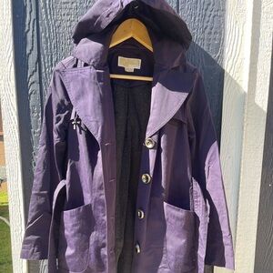 Michael Kors hooded trench